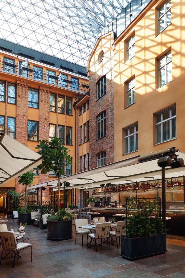 Villa Dagmar Stockholm Exteriér fotografie The courtyard of the hotel